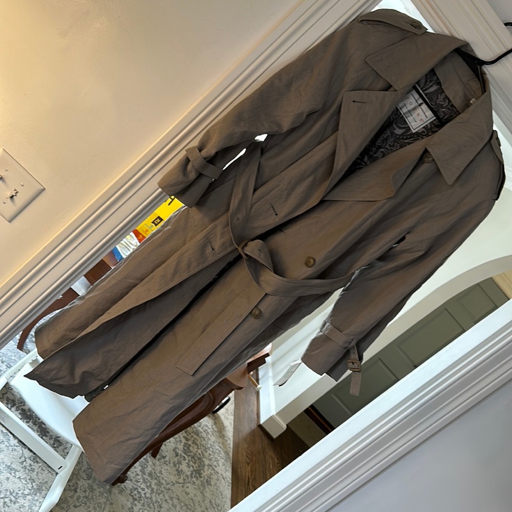 TOWNE from London Fog never worn Vintage Tench Coat with Liner